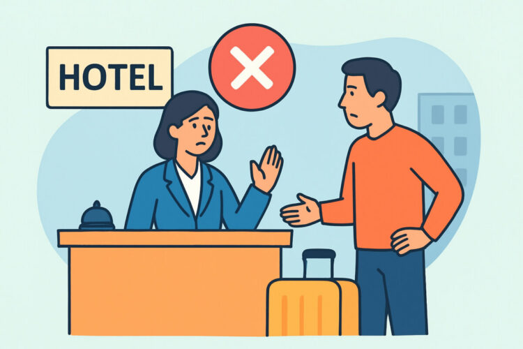 Ylivaraus hotellissa ja matkustajan oikeudet